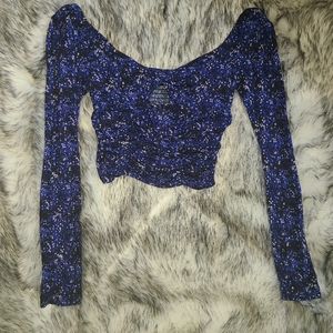 Urban Outfitters Crepe Cutout cropped top